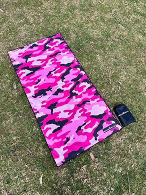 Sand Free Towel - Pink Camo