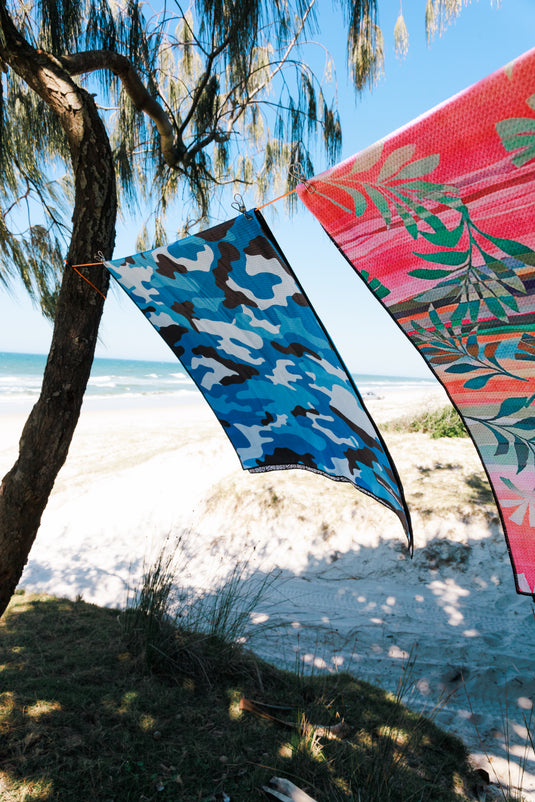 Sand Free Towel - Blue Camo