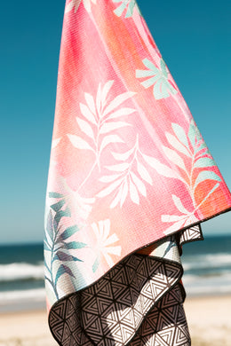 Sand Free Towel - Leaves