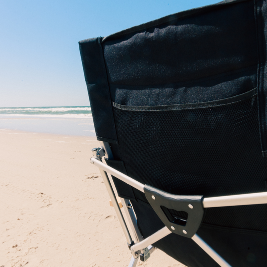Best Reclining Camping Chair – Timber Armrests & Four Adjustable Positions