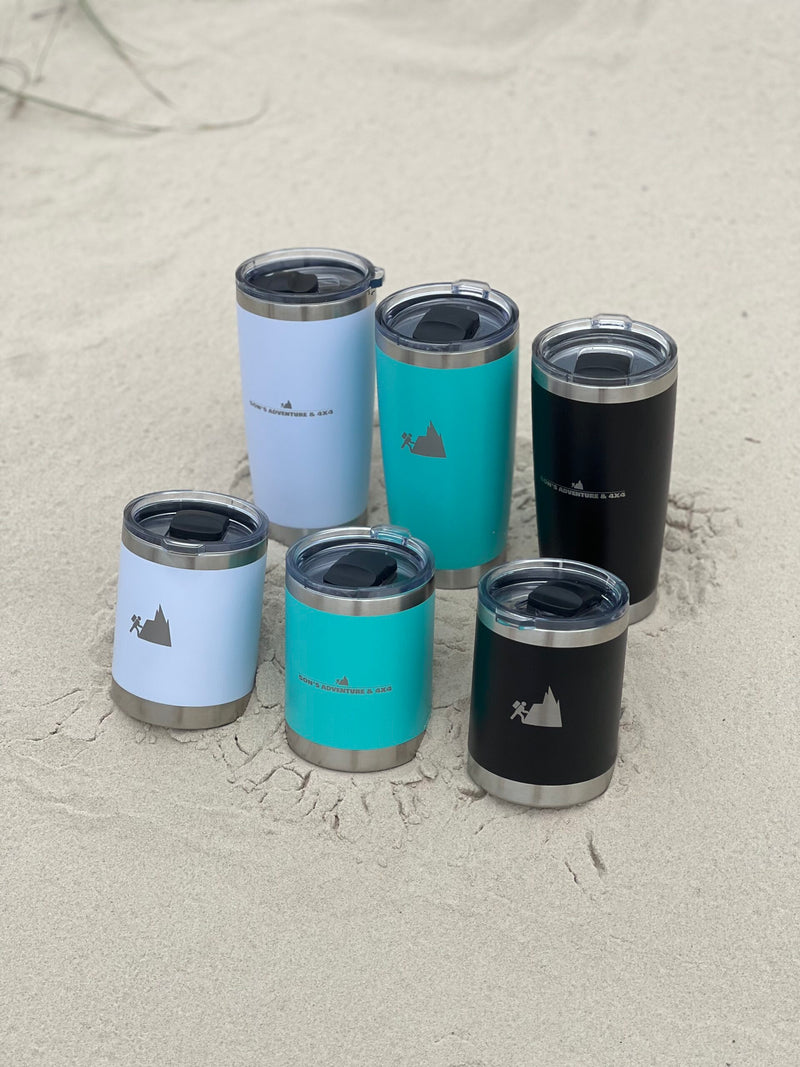 Load image into Gallery viewer, Double-walled insulated travel cup for hot and cold drinks
