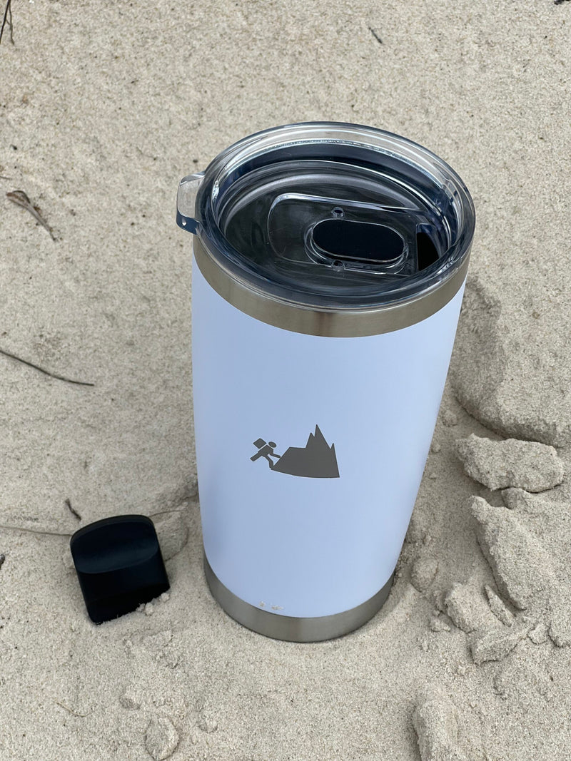 Load image into Gallery viewer, Double-walled insulated travel cup for hot and cold drinks
