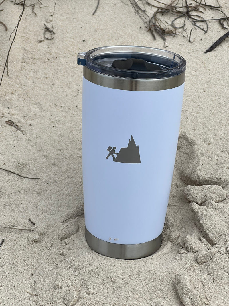 Load image into Gallery viewer, Double-walled insulated travel cup for hot and cold drinks

