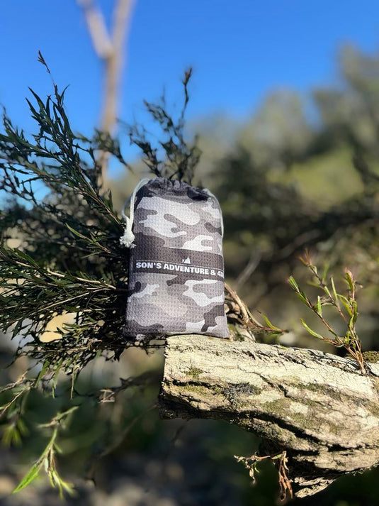 Sand Free Towel - Grey Camo