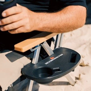 Chair-Mounted Table for Drinks, Phone & Essentials