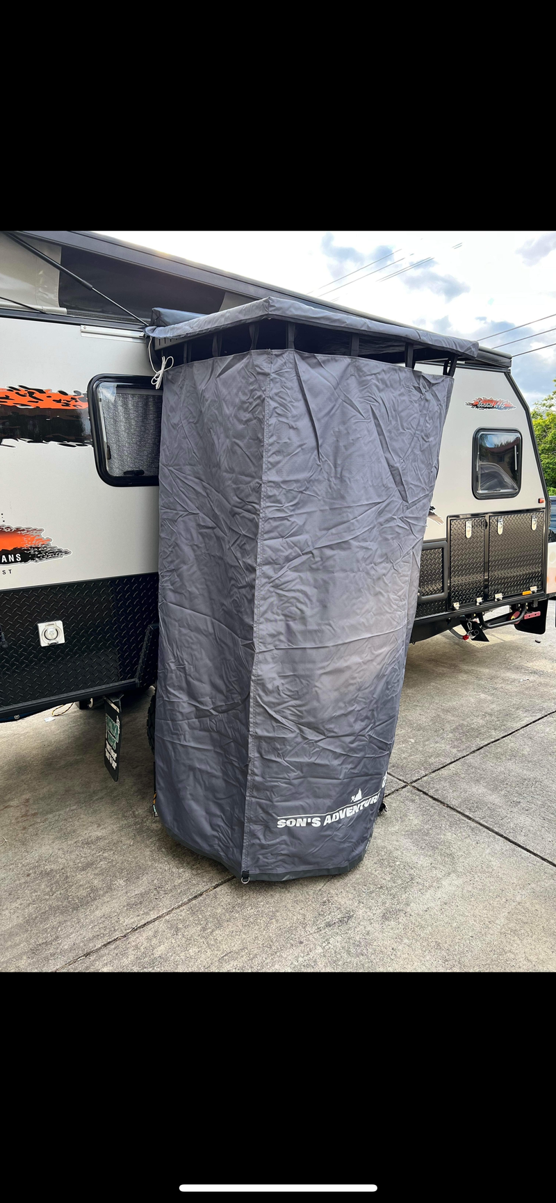 Load image into Gallery viewer, Best Camping Shower Awning – Portable, Durable &amp; Easy to Mount
